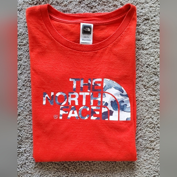The North Face Mens Red Camoflauge Camo Graphic T-Shirt Size XXL 2XL - Picture 5 of 5
